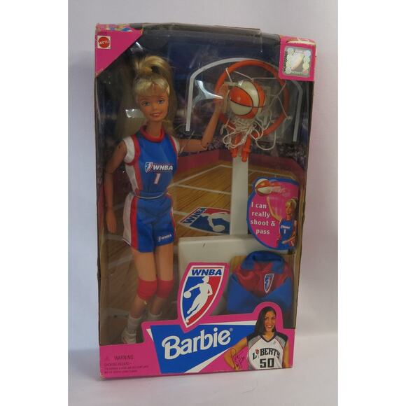 VINTAGE 1998 WNBA BARBIE #20205 New In Box Mattel Caucasian Blonde Basketball - Picture 1 of 9
